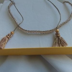 Chan Luu Choker with side tassels